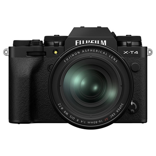 FUJIFILM X-T4 Black + XF 16-80mm f/4 R OIS WR Lens